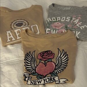 Bundle of three Aeropostale tee’s  x-small
NWOT